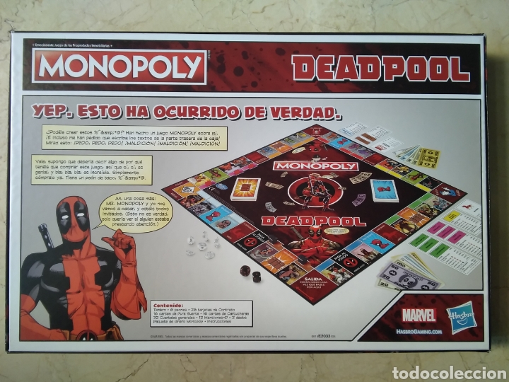Juegos de mesa: JUEGO DE MESA MONOPOLY DEADPOOL - Foto 2