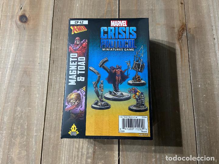 Juegos de mesa: MARVEL CRISIS PROTOCOL - MAGNETO & TOAD - EDICION EN INGLES - ATOMIC MASS GAMES - Foto 1