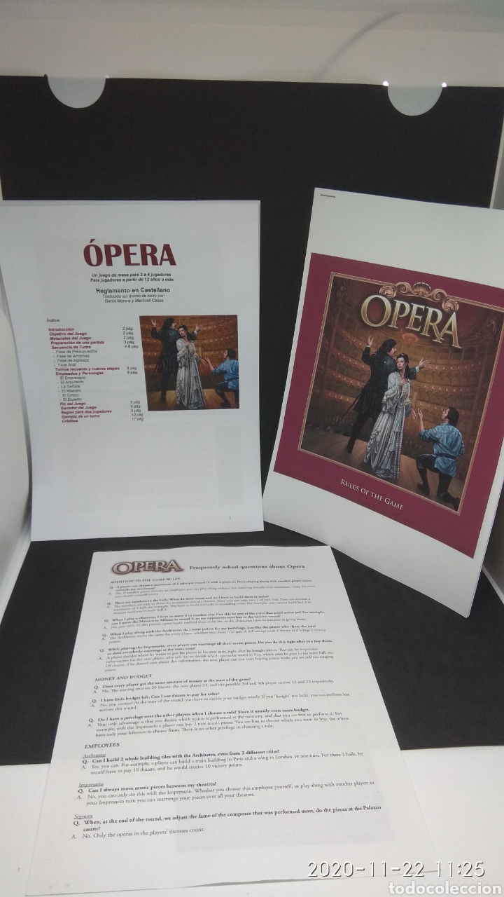 Juegos de mesa: Juego de Mesa - Opera, Alem&aacute;n - Foto 21