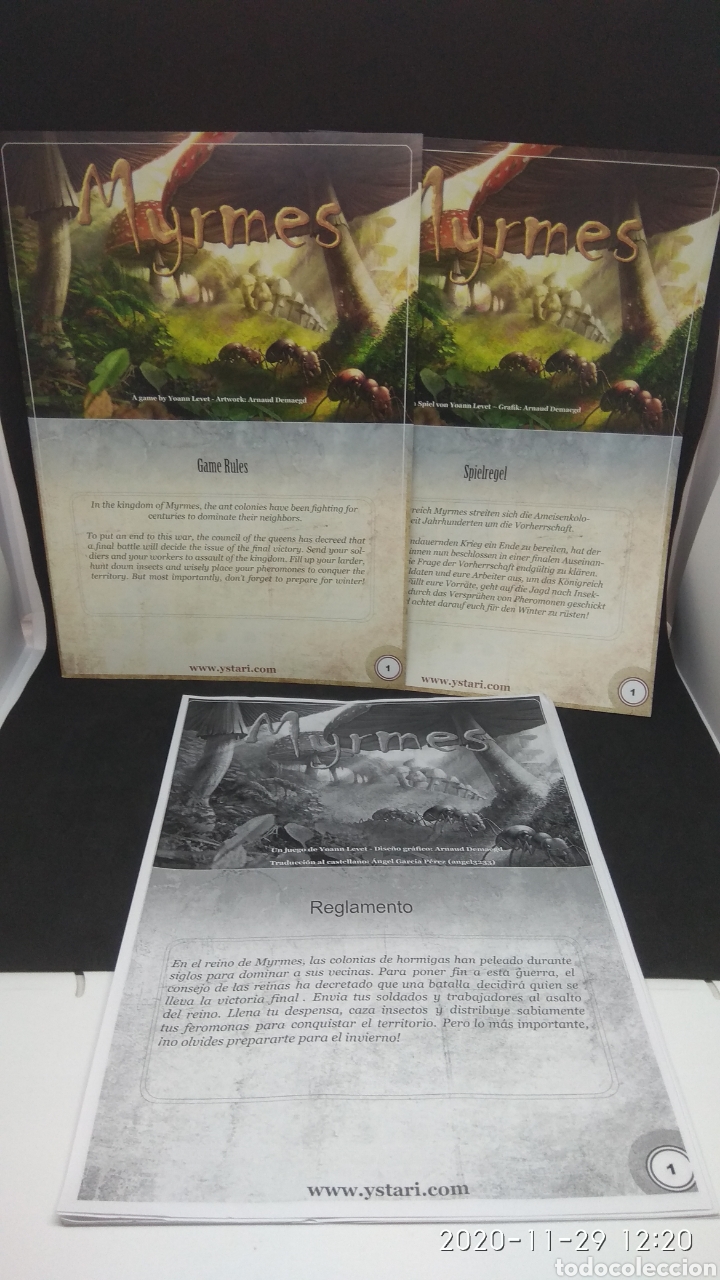 Juegos de mesa: Myrmes, Juego de Mesa. - Foto 6