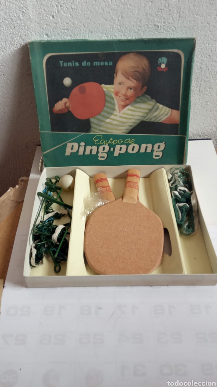 Juegos de mesa: Juego de Ping-Pong antiguo. - Foto 1