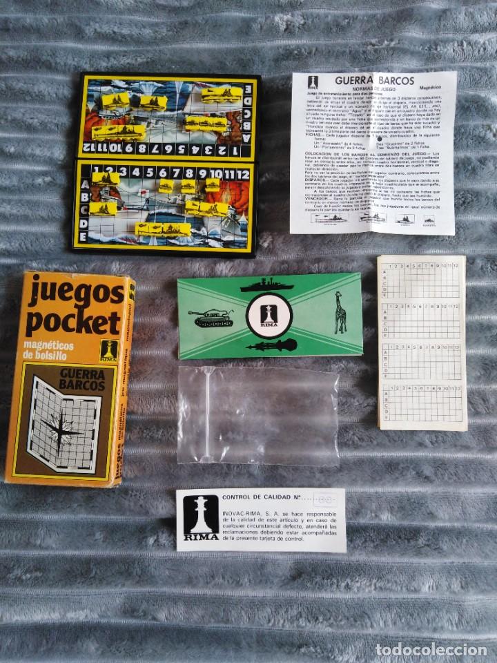 Juegos de mesa: Juego Pocket Guerra de Barcos Rima - Foto 3