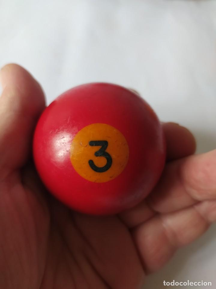 Juegos de mesa: BOLA DE BILLAR ANTIGUA N&ordm; 3. - Foto 1