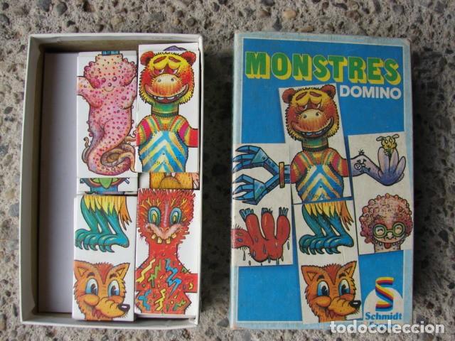 Juegos de mesa: JUEGO TIPO DOMINO MONSTRES - SCHMIDT - Foto 1