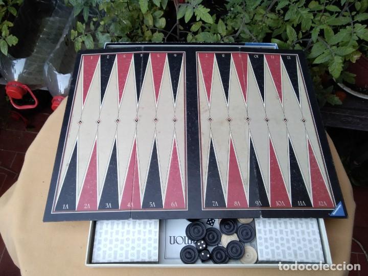 Juegos de mesa: Juego backgammon vintage. - Foto 6
