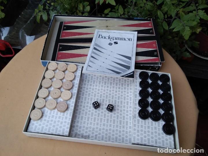 Juegos de mesa: Juego backgammon vintage. - Foto 8