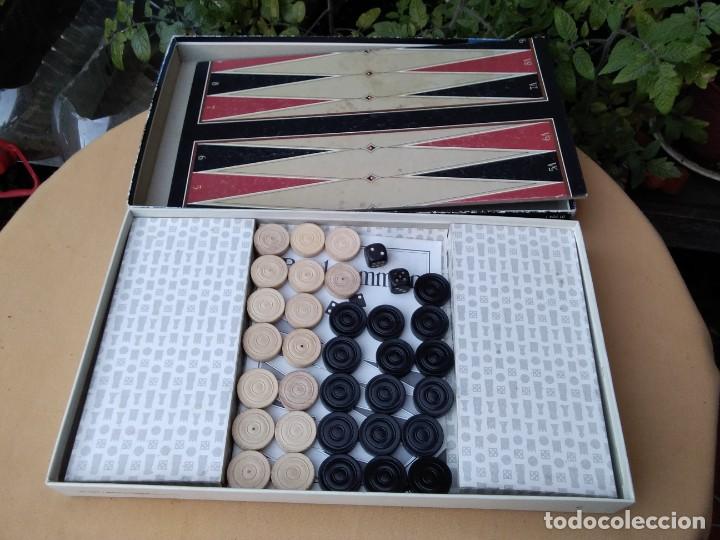 Juegos de mesa: Juego backgammon vintage. - Foto 9