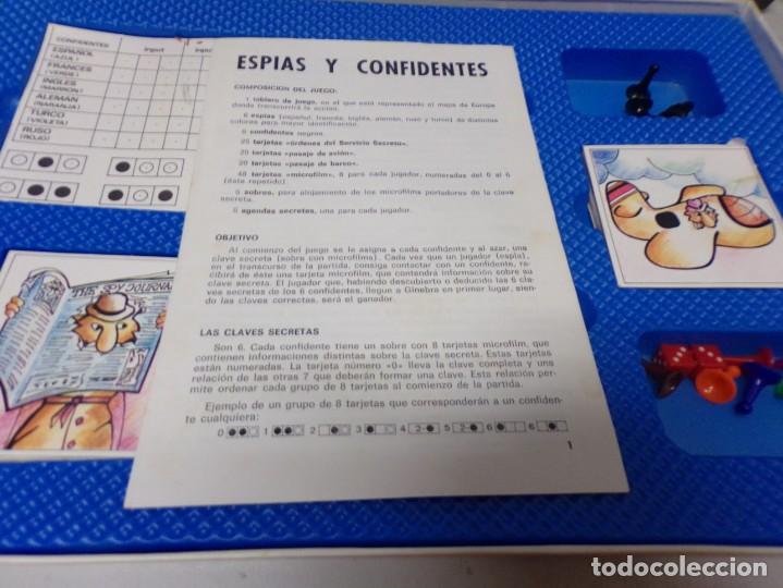 Juegos de mesa: ESTAMOS LIQUIDANDO. ESPIAS Y CONFIDENTES de BORRAS ref 217 - Foto 6