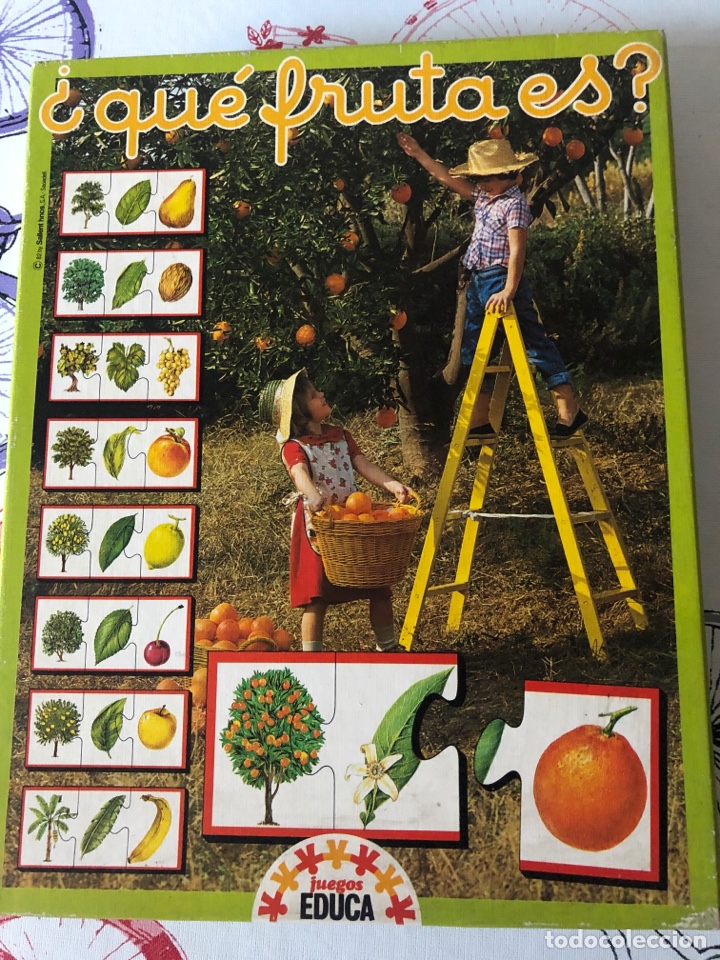 Juegos de mesa: Juego antiguo que fruta es? Educa 1982 - Foto 1