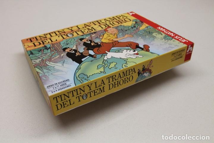 Jeu de société vintage Tintin et le piège du Totem Dhor ( 1991 ) – La Roue  du Passé