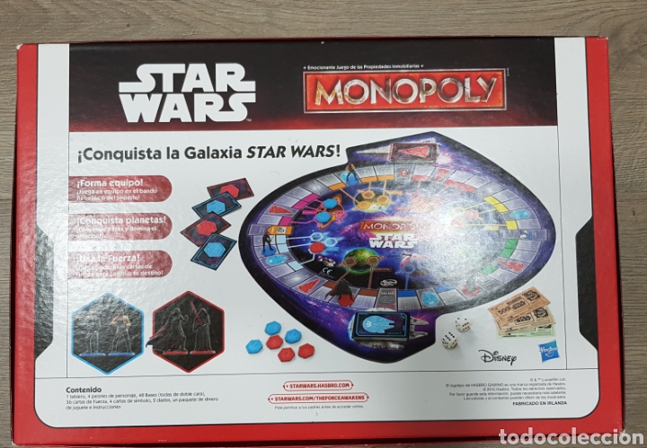 Juegos de mesa: MONOPOLY STAR WARS DISNEY & HASBRO COMPLETO - Foto 2