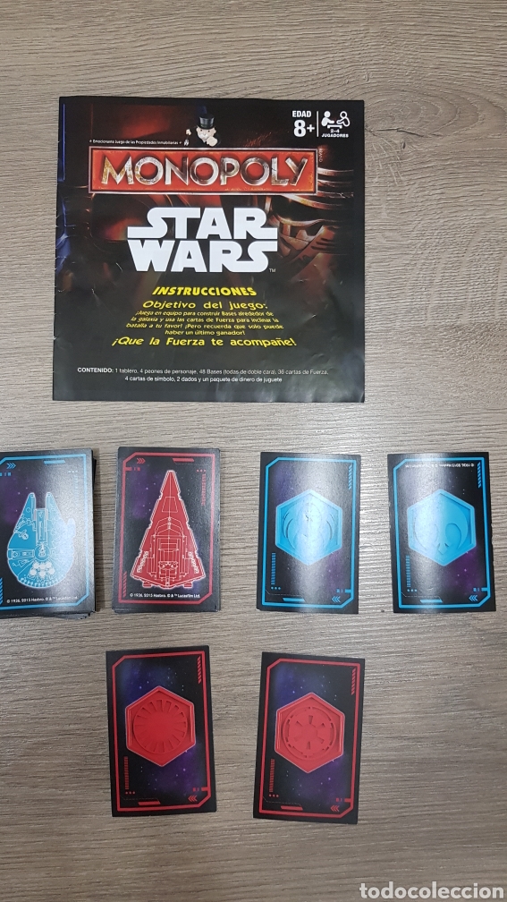 Juegos de mesa: MONOPOLY STAR WARS DISNEY & HASBRO COMPLETO - Foto 6