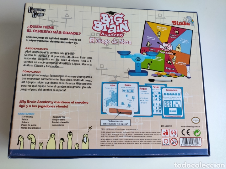 Juegos de mesa: Big Brain Academy, Simba 2008 Nintendo - Foto 4