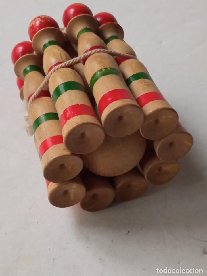 Juegos de mesa: JUEGO DE BOLOS DE MADERA MINI - Foto 3