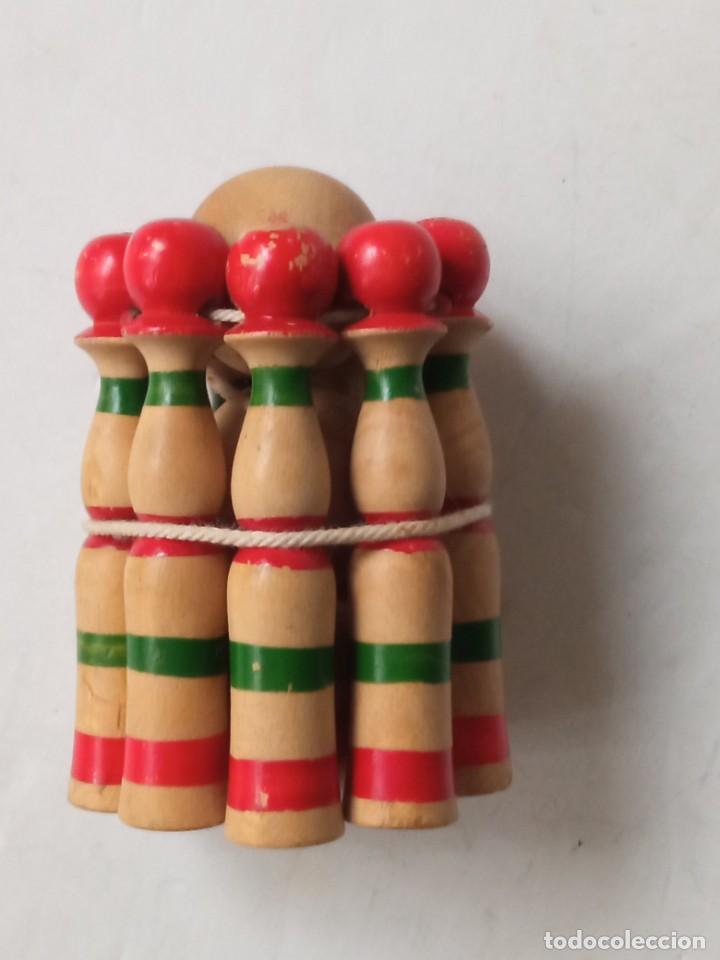 Juegos de mesa: JUEGO DE BOLOS DE MADERA MINI - Foto 4