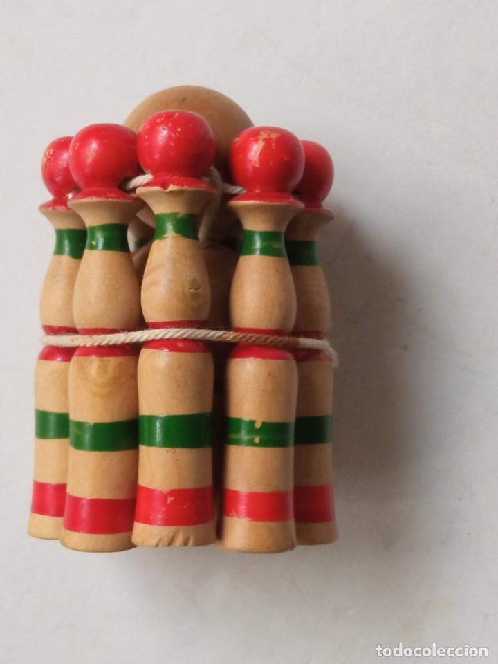 Juegos de mesa: JUEGO DE BOLOS DE MADERA MINI - Foto 5