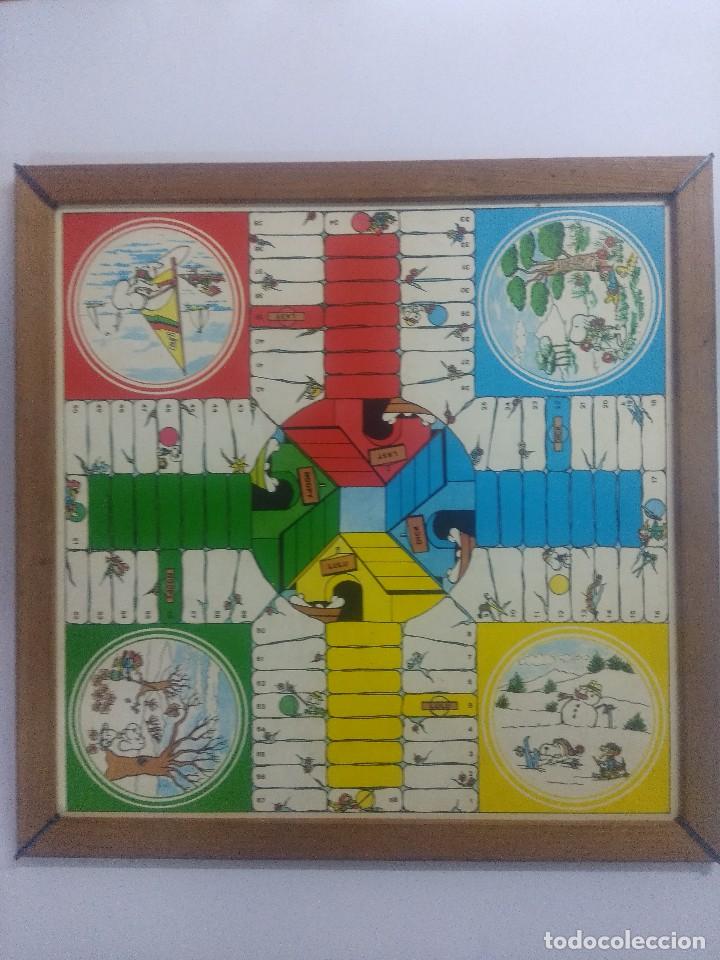 Juegos de mesa: TABLERO SNOOPY PARCHIS/AJEDREZ. - Foto 1
