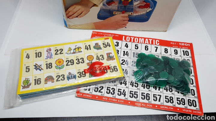 Juegos de mesa: LOTOMATIC CONGOST REF 1201 1972 COMPLETO - Foto 4