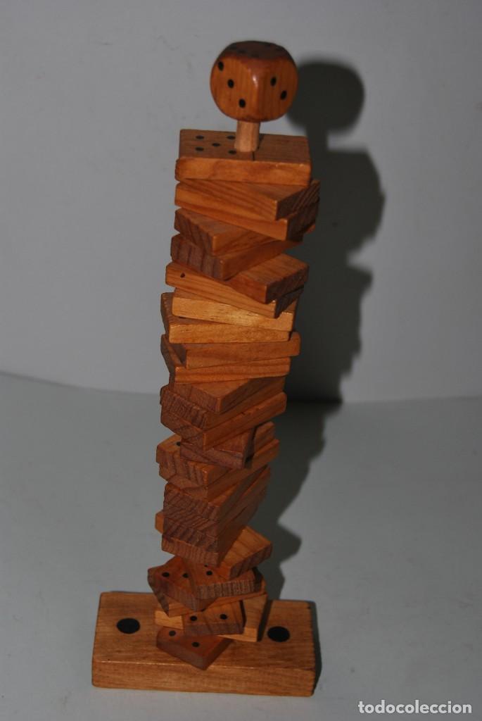 Juegos de mesa: ORIGINAL DOMIN&Oacute; DE MADERA - COMPLETO - Foto 1