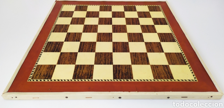 Juegos de mesa: Ajedrez antiguo con caja y piezas. - Foto 4