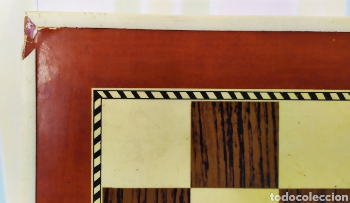 Juegos de mesa: Ajedrez antiguo con caja y piezas. - Foto 5