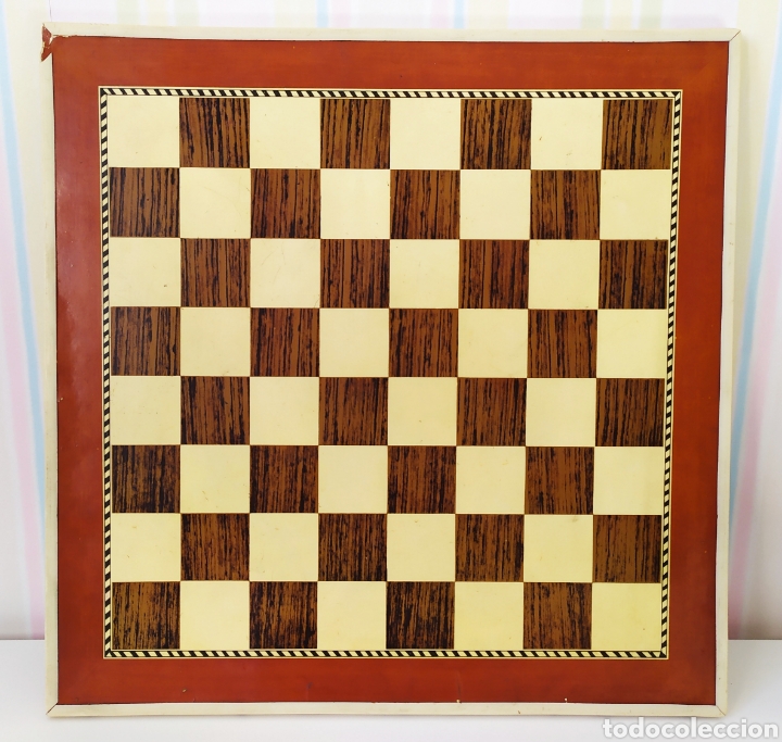 Juegos de mesa: Ajedrez antiguo con caja y piezas. - Foto 6