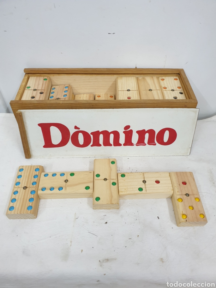 Juegos de mesa: Domin&oacute; de madera XXL - Foto 4