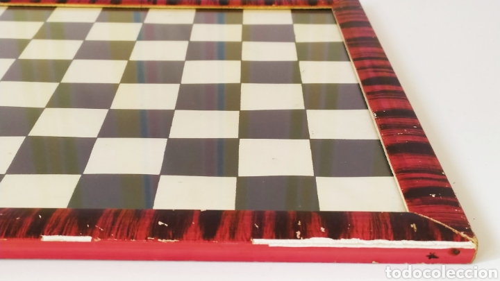 Juegos de mesa: Tablero Antiguo de Ajedrez. SIN FIGURAS. - Foto 2