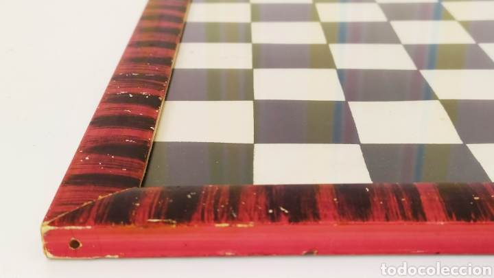 Juegos de mesa: Tablero Antiguo de Ajedrez. SIN FIGURAS. - Foto 3