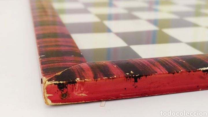 Juegos de mesa: Tablero Antiguo de Ajedrez. SIN FIGURAS. - Foto 5