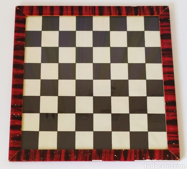 Juegos de mesa: Tablero Antiguo de Ajedrez. SIN FIGURAS. - Foto 1