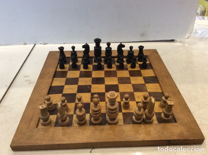 Juegos de mesa: AJEDREZ MADERA COMIENZOS SIGLO XX - Foto 2