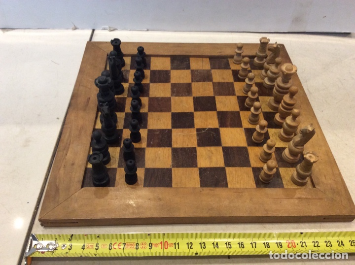 Juegos de mesa: AJEDREZ MADERA COMIENZOS SIGLO XX - Foto 1