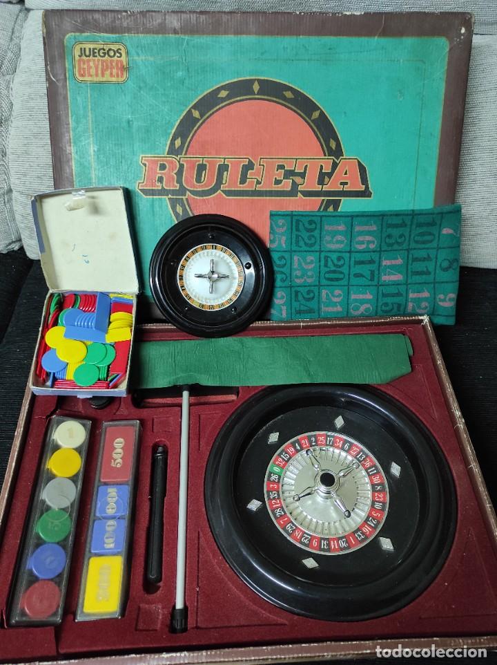 Juegos de mesa: Antiguo juego ruleta geyper - Foto 1
