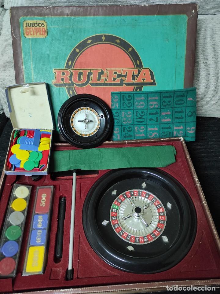 Juegos de mesa: Antiguo juego ruleta geyper - Foto 3