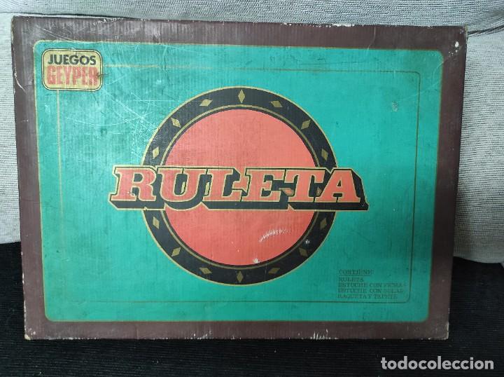 Juegos de mesa: Antiguo juego ruleta geyper - Foto 4
