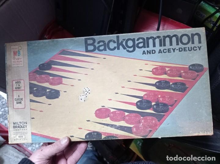 Juegos de mesa: BACKGAMMON MB 1973 USA - Foto 1