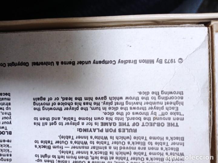 Juegos de mesa: BACKGAMMON MB 1973 USA - Foto 4
