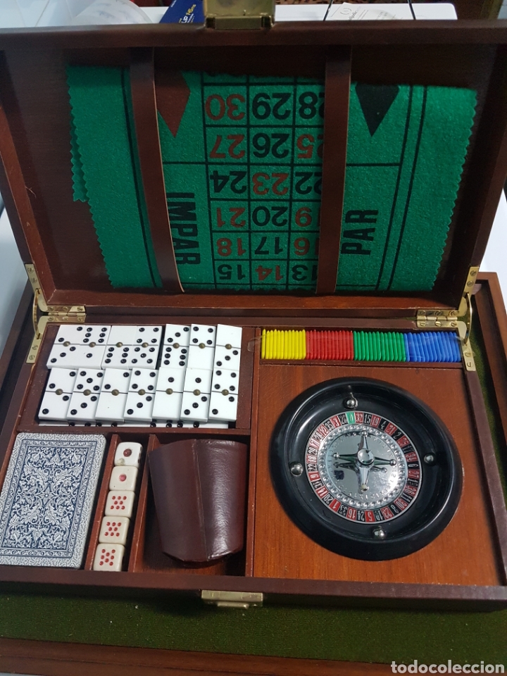 Juegos de mesa: CAJA DE JUEGOS CON RULETA - Foto 1