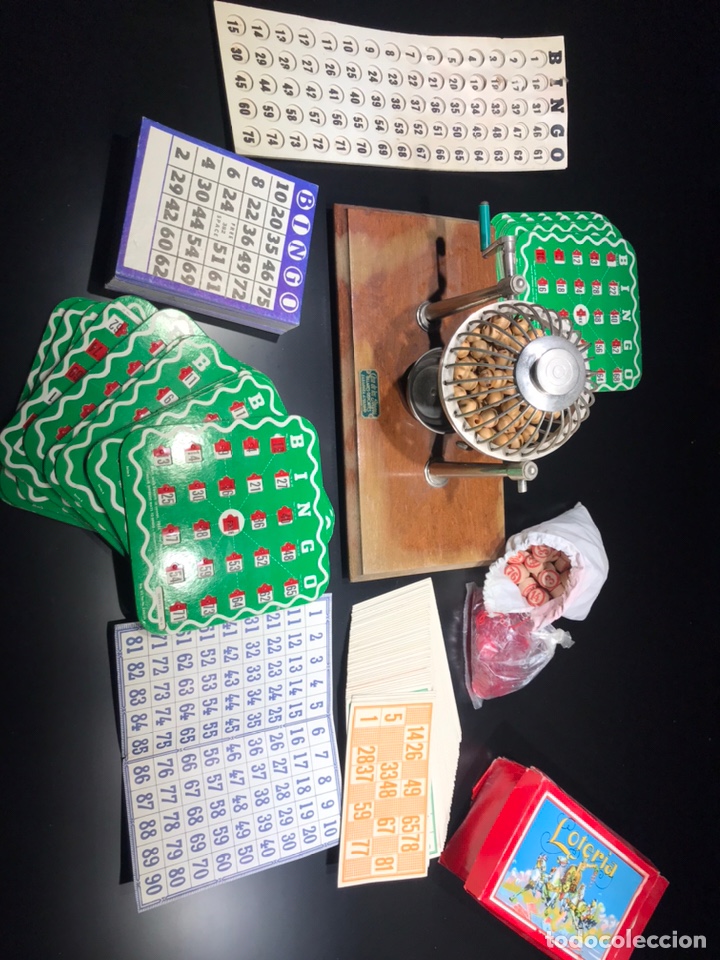 Juegos de mesa: Antiguo bingo de bombo - Foto 4