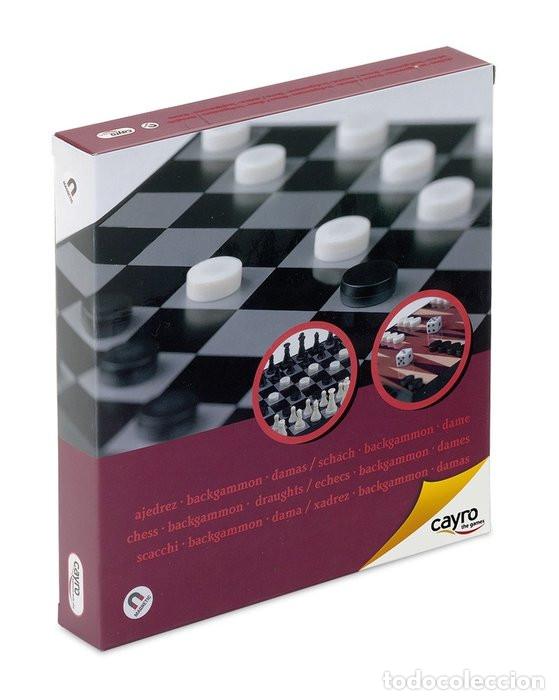 Juegos de mesa: Chess. JUEGO DE AJEDREZ, DAMAS Y BACKGAMMON MAGNETICO DE PL&Aacute;STICO - Foto 2