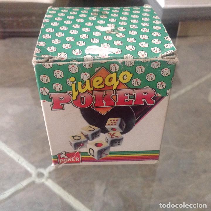 Juegos de mesa: Antiguo juego de dados de poker - Foto 2