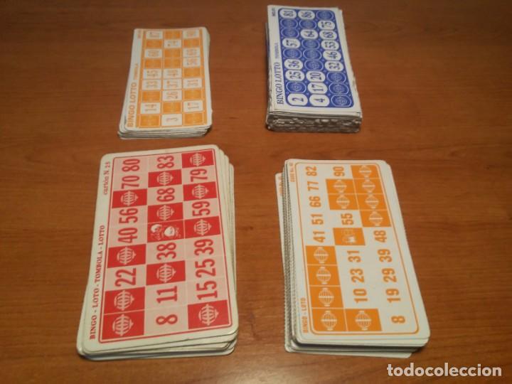 Juegos de mesa: Lote de cartones de Bingo de distintos formatos - Foto 2