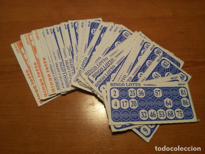 Juegos de mesa: Lote de cartones de Bingo de distintos formatos - Foto 9