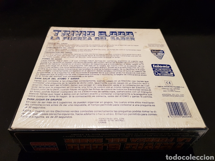 Juegos de mesa: Trivio 6000 Falomir 1989 - Foto 7