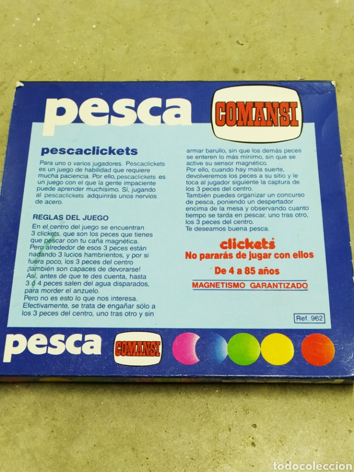 Juegos de mesa: PESCACLICKETS DE COMANSI A&Ntilde;OS 70 - Foto 3