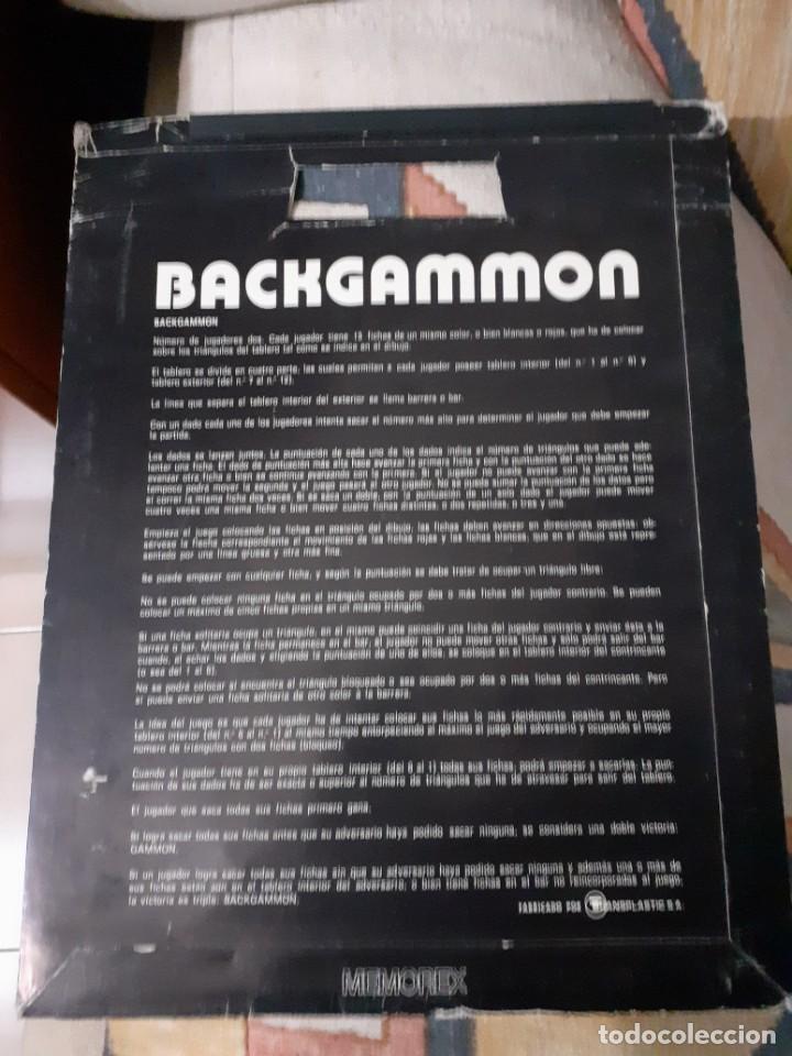 Juegos de mesa: Backgammon Memorex magn&eacute;tico - Foto 2