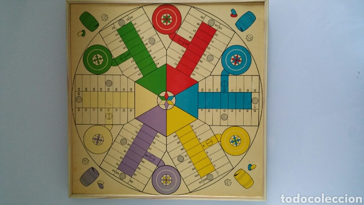 Juegos de mesa: Tablero de parch&iacute;s. - Foto 1