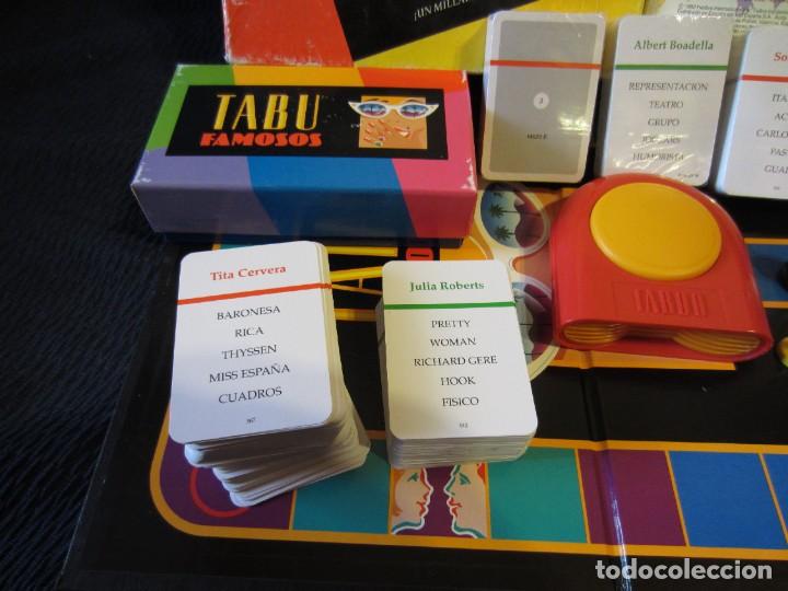 Juegos de mesa: Tabu Famosos (MB 1992) - Foto 3