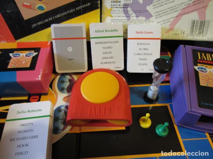 Juegos de mesa: Tabu Famosos (MB 1992) - Foto 4
